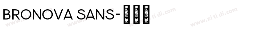 bronova sans字体转换 bronova sans字体转换